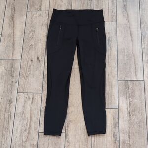 lululemon athletica Black Invigorate 7/8 Tight